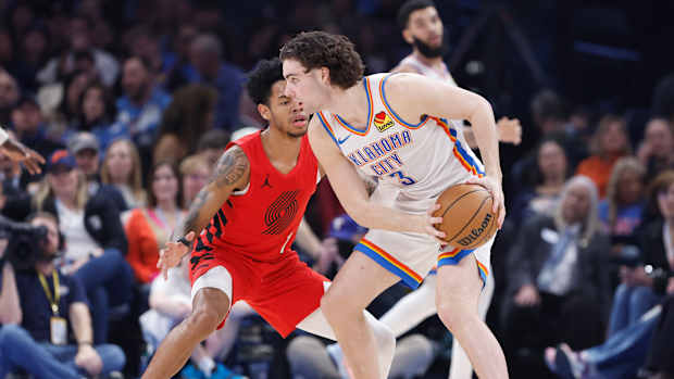 Josh Giddey, OKC Thunder, Anfernee Simons, Portland Trail Blazers
